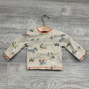 LS Shirt Dinosaur Tents Trees