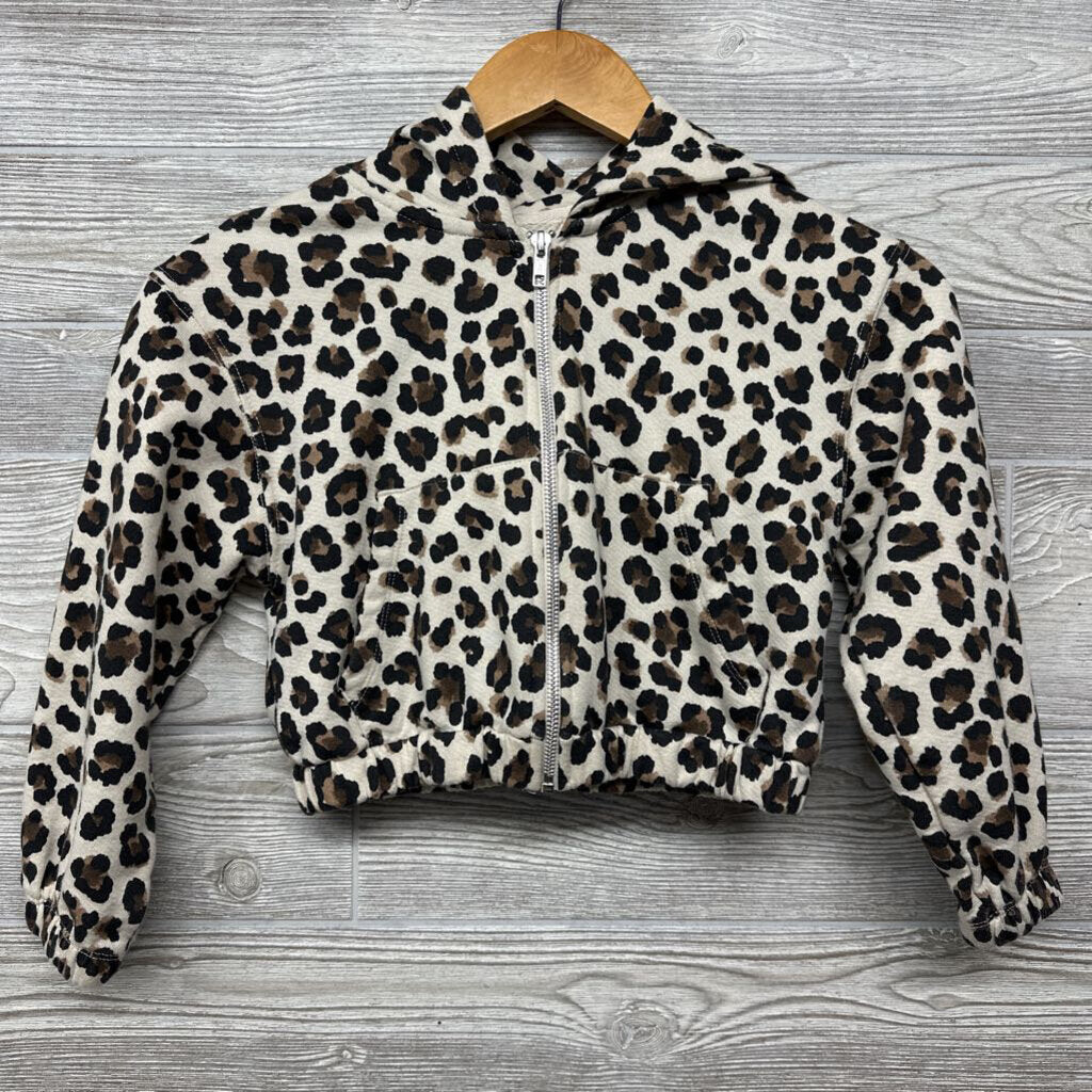 Animal Print Crop Jacket
