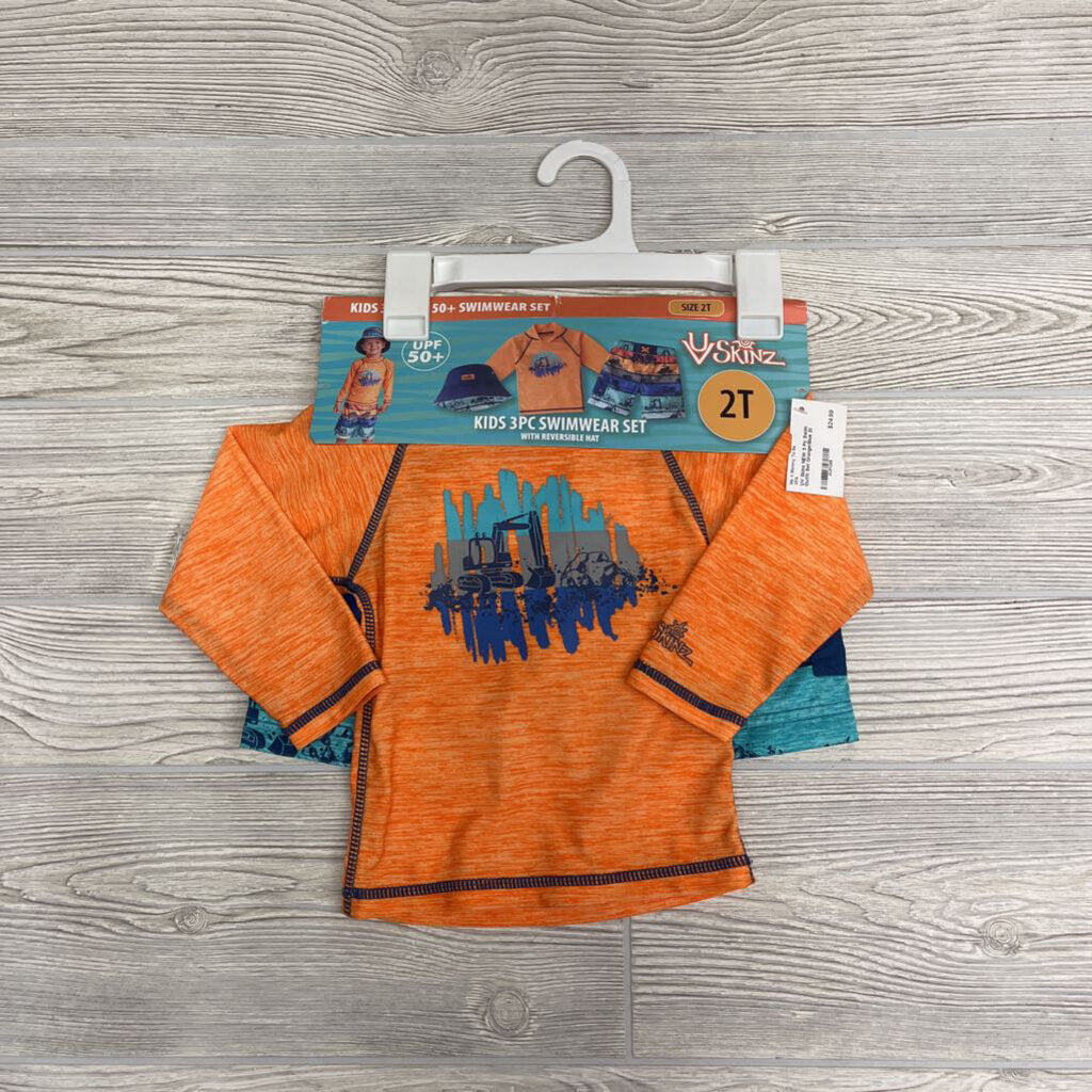 NEW 3 Pc Swim Outfit Set