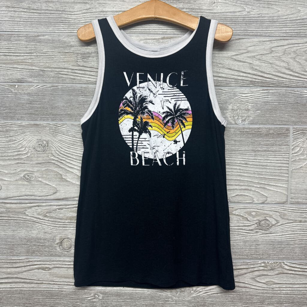 Ribbed Tank To Venice Beach Palm Trees