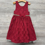 Tank Lace Dress Rhinestone & Pearl Belt