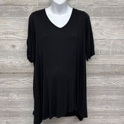 V Neck Shirt Ruched Sleeves