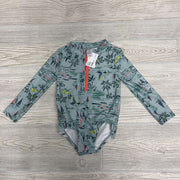 LS Swimsuit Sail Boats Palm Trees