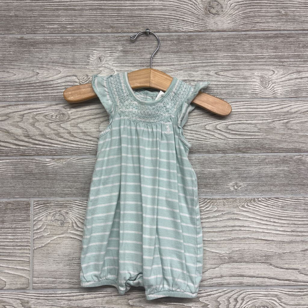 Romper Smocked Stripes