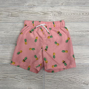 Drawstring Swim Trunks Pineapples