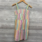 Tank Dress Stripes Buttons