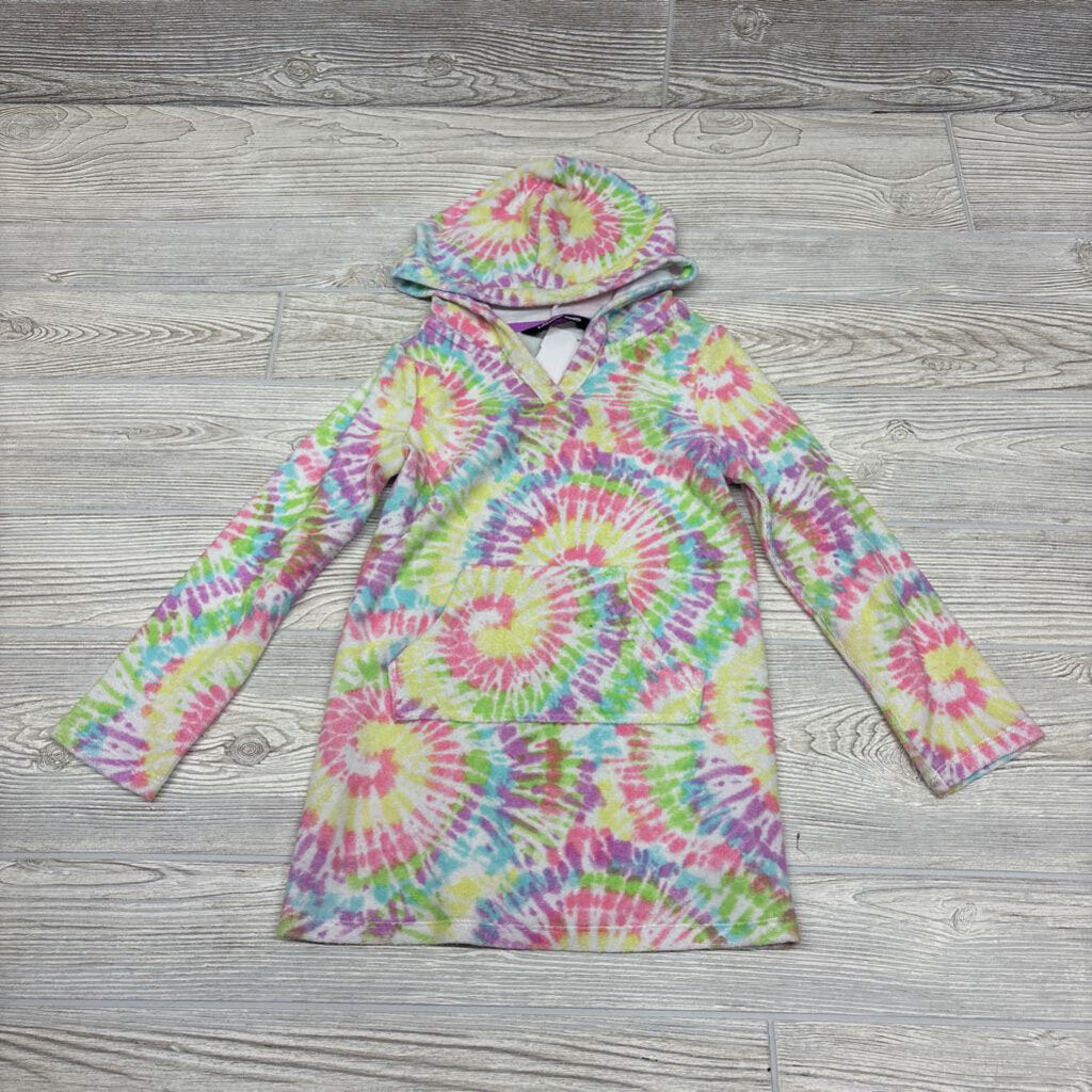 LS Terry Cloth Swim Dress Tie Dye