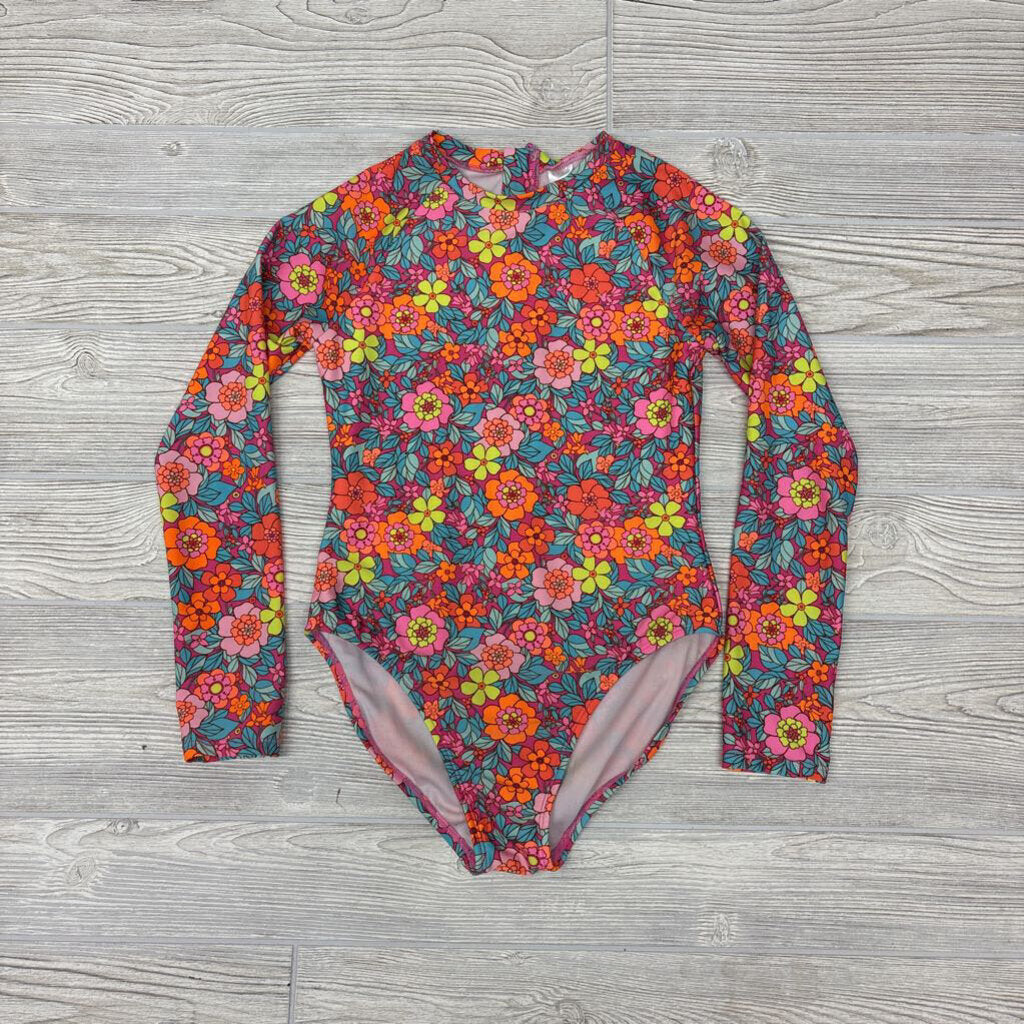 LS Swimsuit Flowers