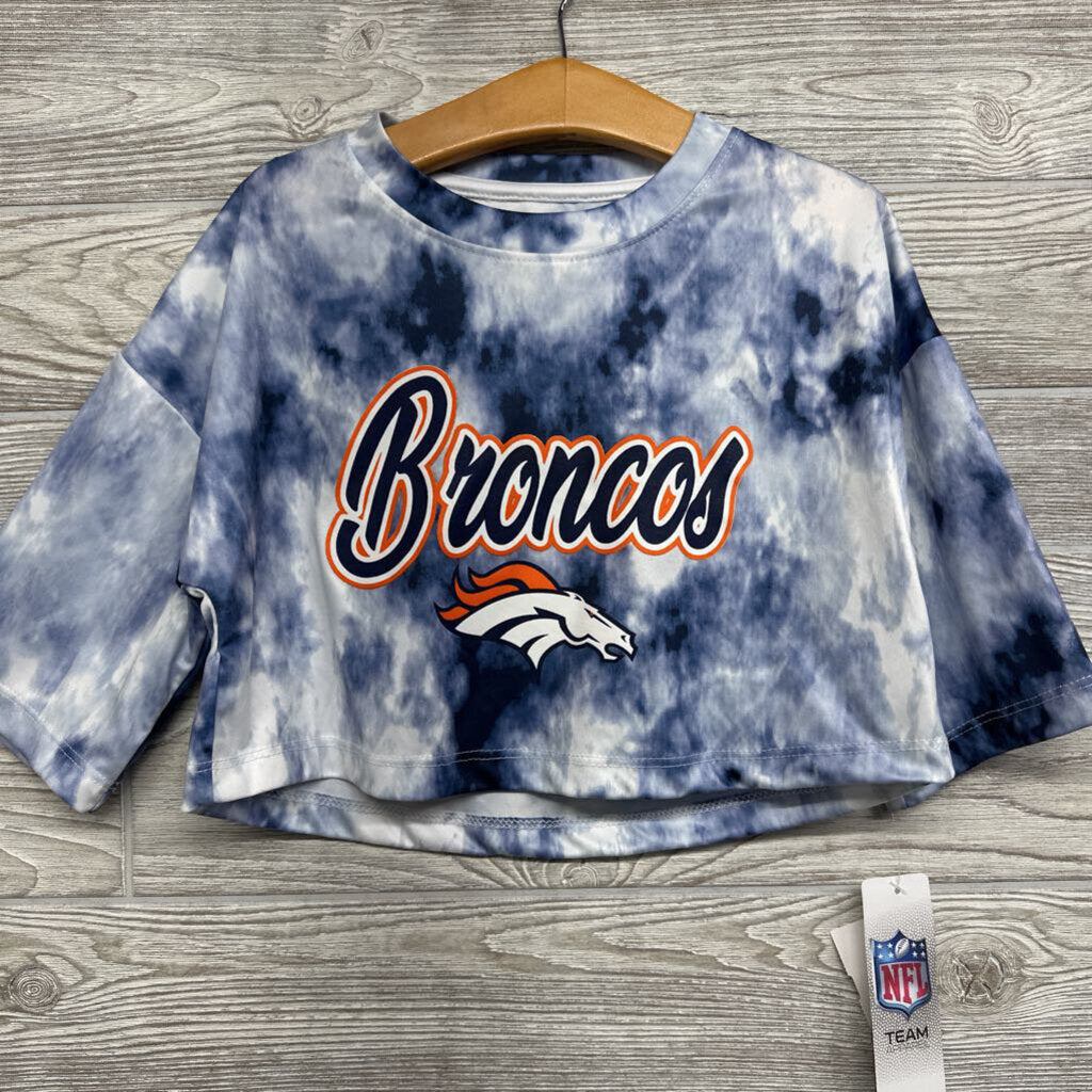 NEW Tie Dye Crop Shirt Denver Broncos