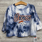 NEW Tie Dye Crop Shirt Denver Broncos