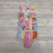 2 Pc Swimsuit Stripes