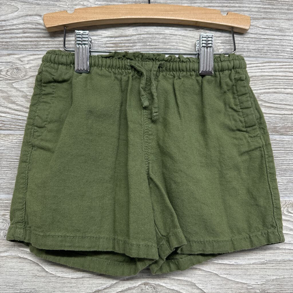 Drawstring Linen Shorts