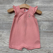 Romper Embroidered Flowers Flutter Sleeves