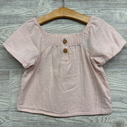 Shirt Cold Shoulder Stripes Buttons