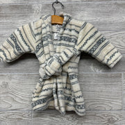 Plush Robe Printed Lines