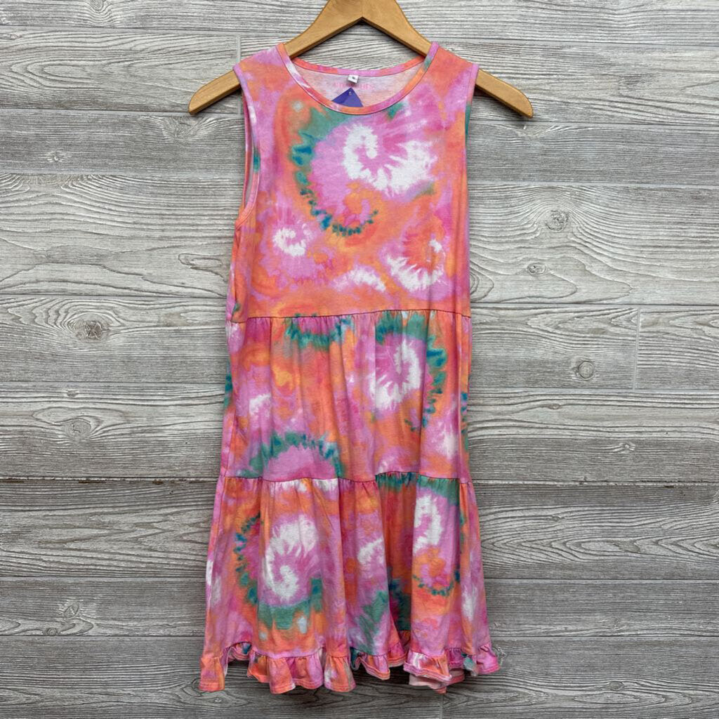 Tiered Tank Top Dress Tie Dye
