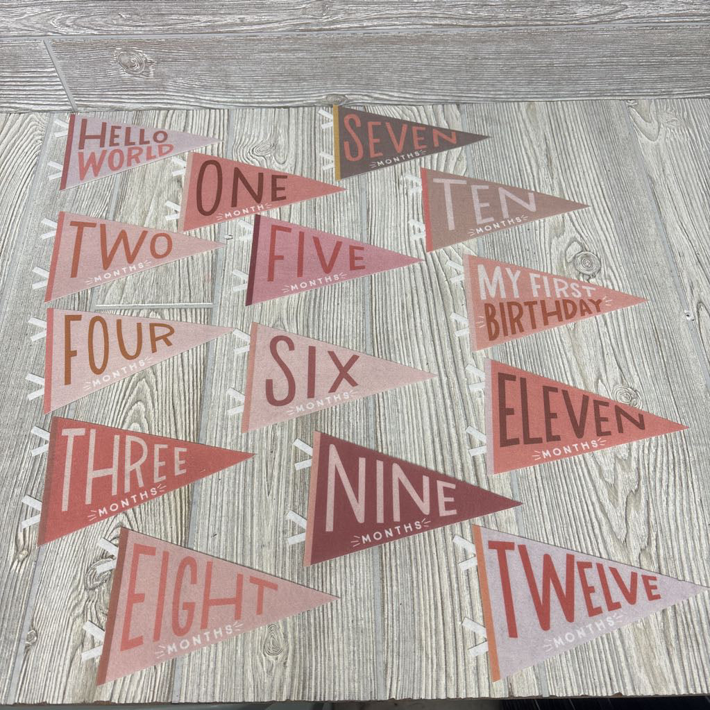 NEW Milestone Pennants