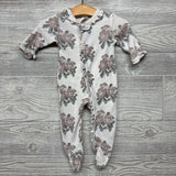 1 Pc LS Bamboo Footed Outfit Flowers