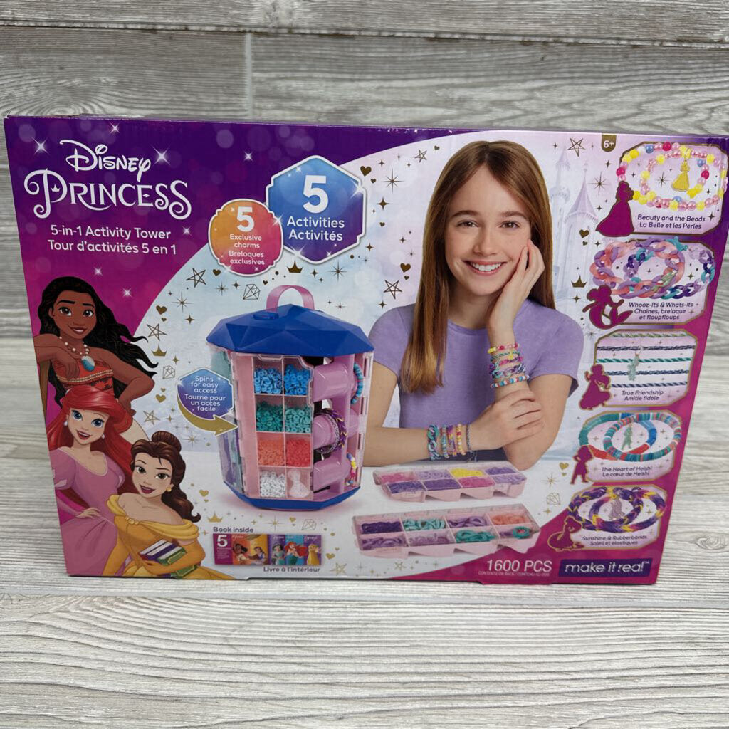 NEW 5 In 1 Activity Tower Disney Princess *