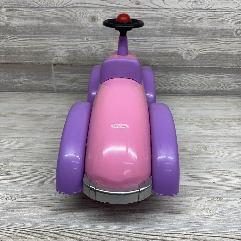 Metal Speedster Ride On Car Flowers