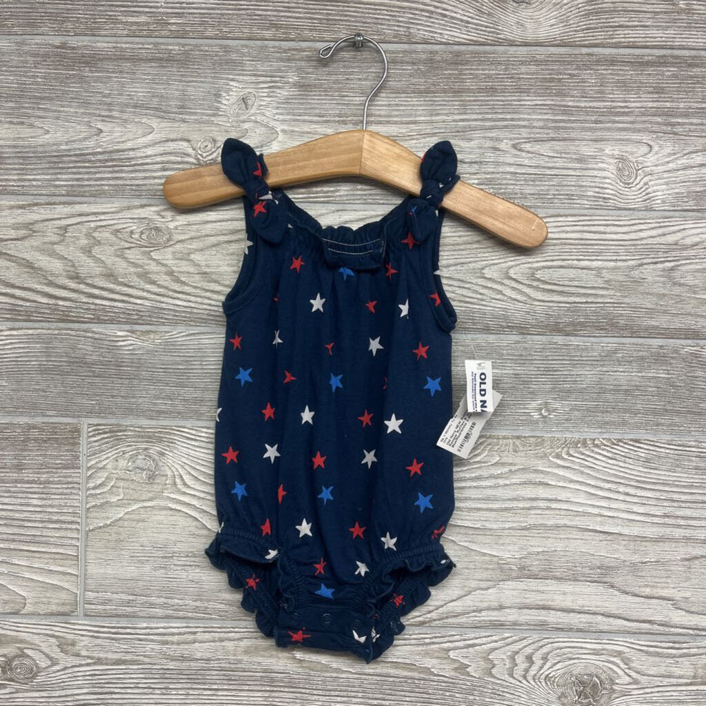 NEW Bubble Romper Ruffles & Stars