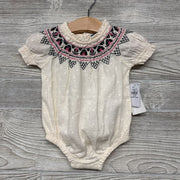 NEW Textured Romper Embroidered