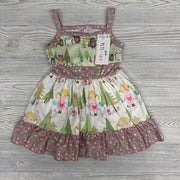 NEW Tank Dress Bears Trees Flowers