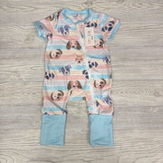 NEW Romper Stripes Dogs