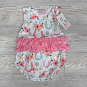 NEW Tank Romper Flowers Horseshoes
