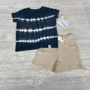 NEW 2 Pc Shirt & Shorts Tye Dye