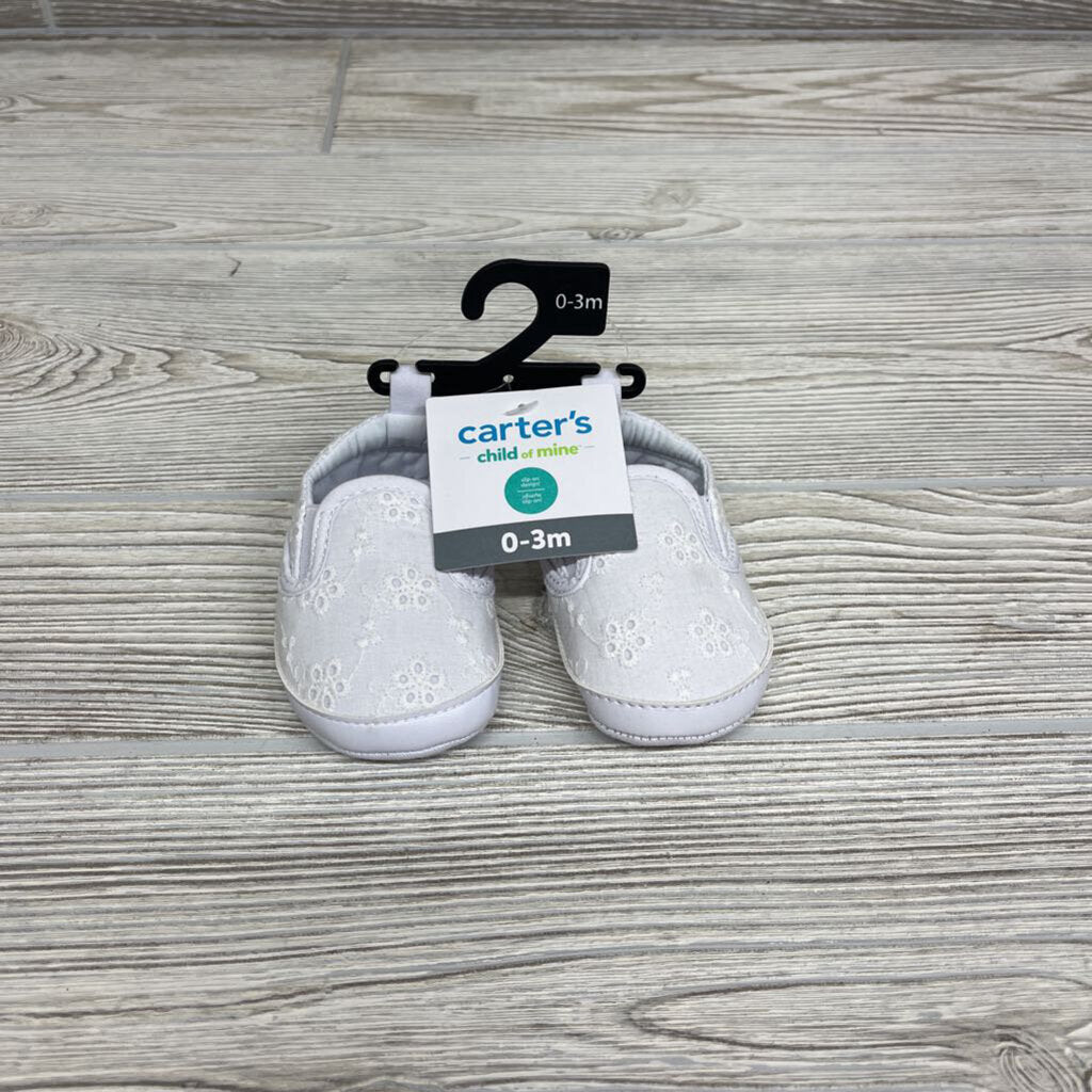 NEW Soft Sole Slip On Shoes Eyelets