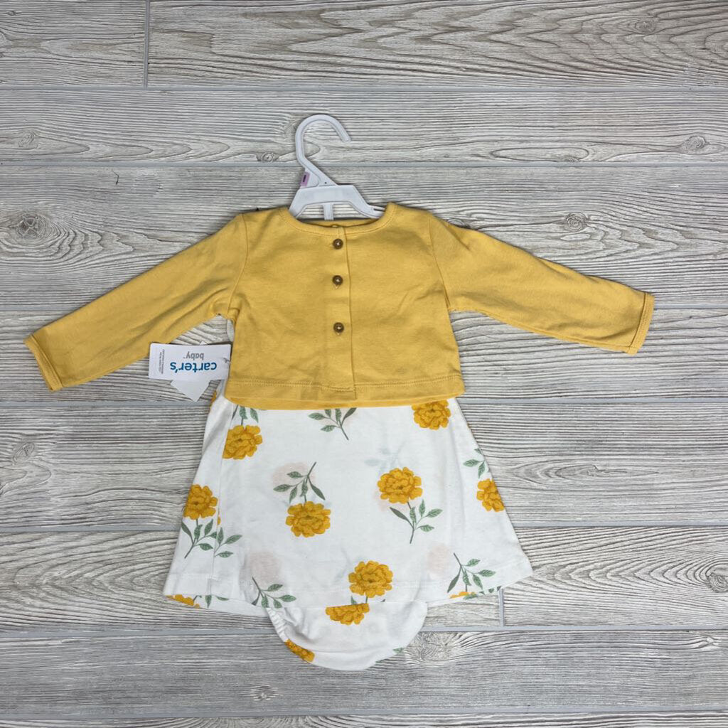 NEW Sunsuit & LS Wrap Flowers Flutter Sleeves