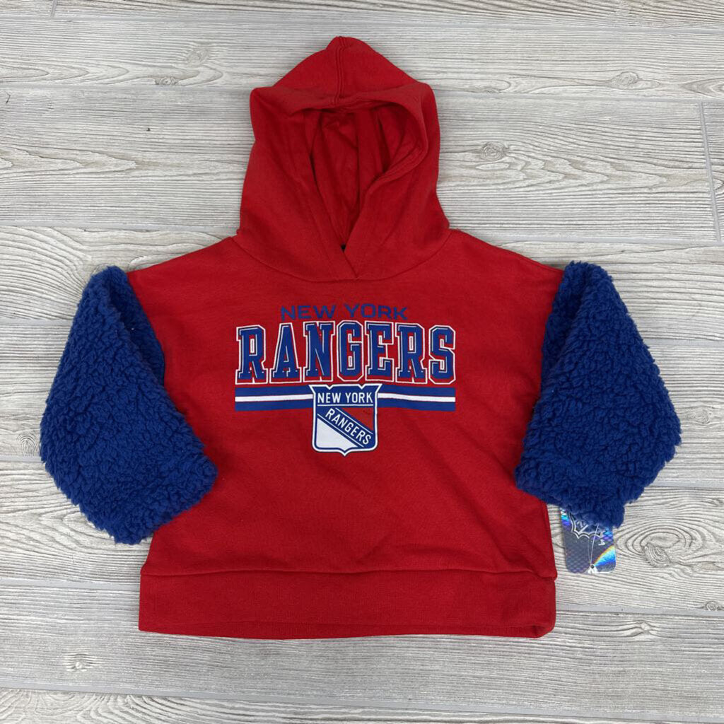 NEW Hooded Sherpa Sweatshirt New York Rangers