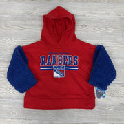 NEW Hooded Sherpa Sweatshirt New York Rangers