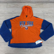 NEW Hooded Sherpa Sweatshirt New York Islanders