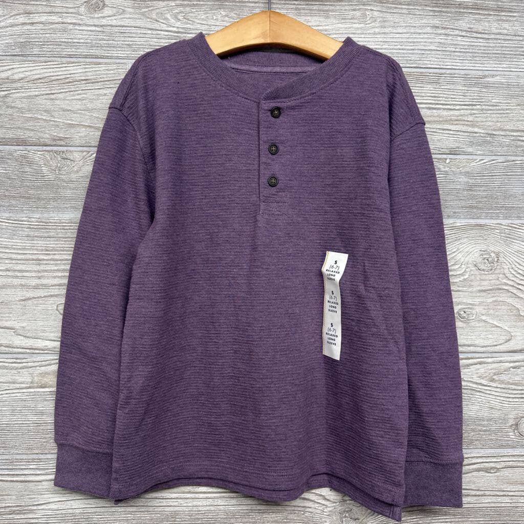 NEW LS Ribbed Henley