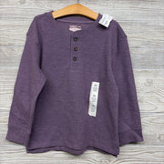 NEW LS Ribbed Henley Shirt