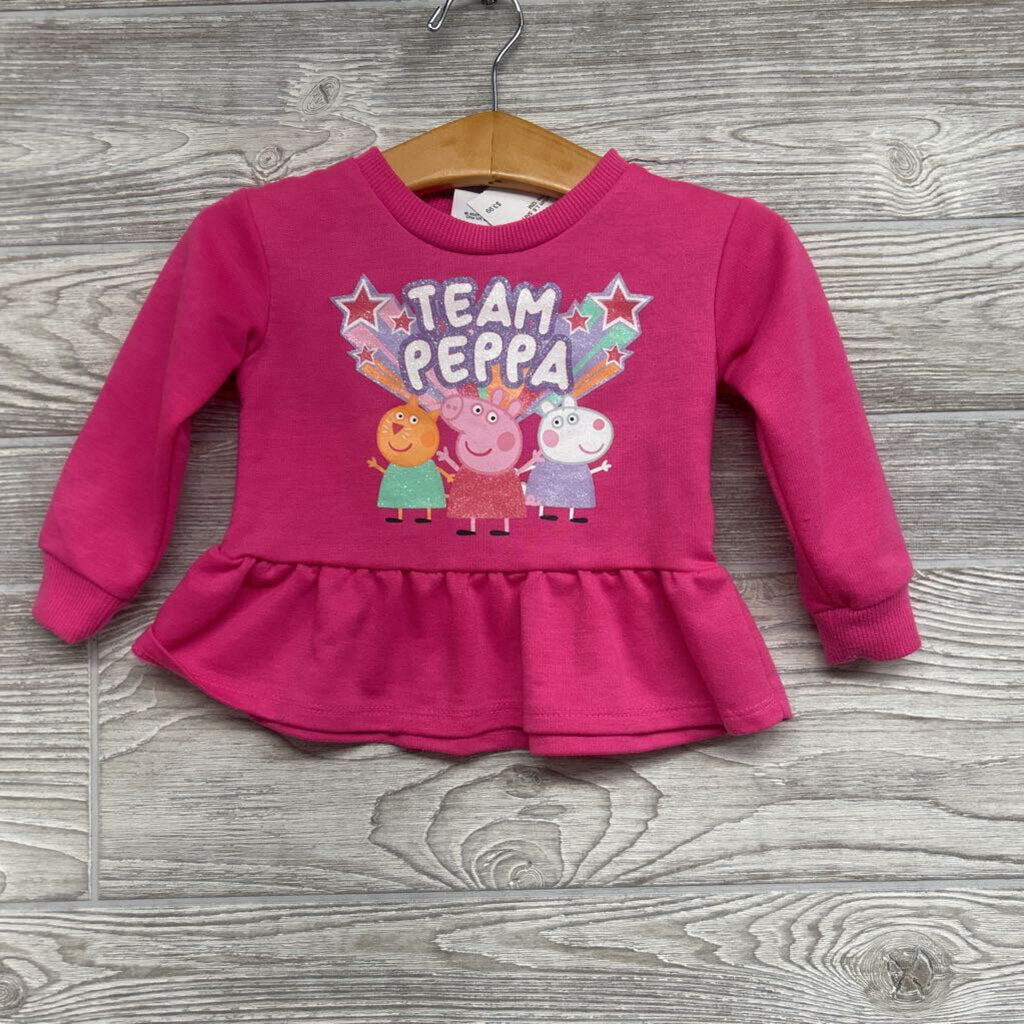Peplum LS Shirt Team Peppa