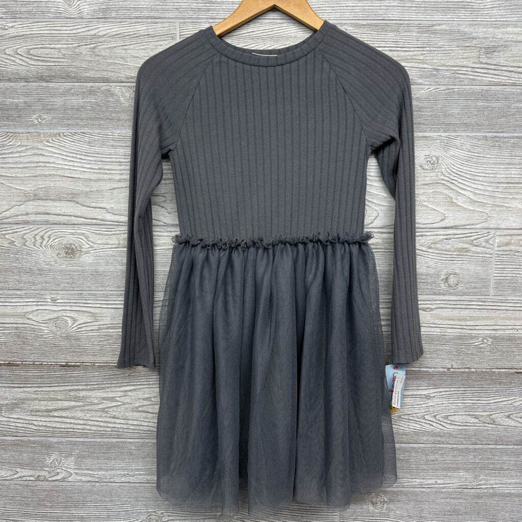 NEW Ribbed Tulle Dress