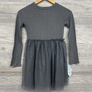 NEW Ribbed Tulle LS Dress