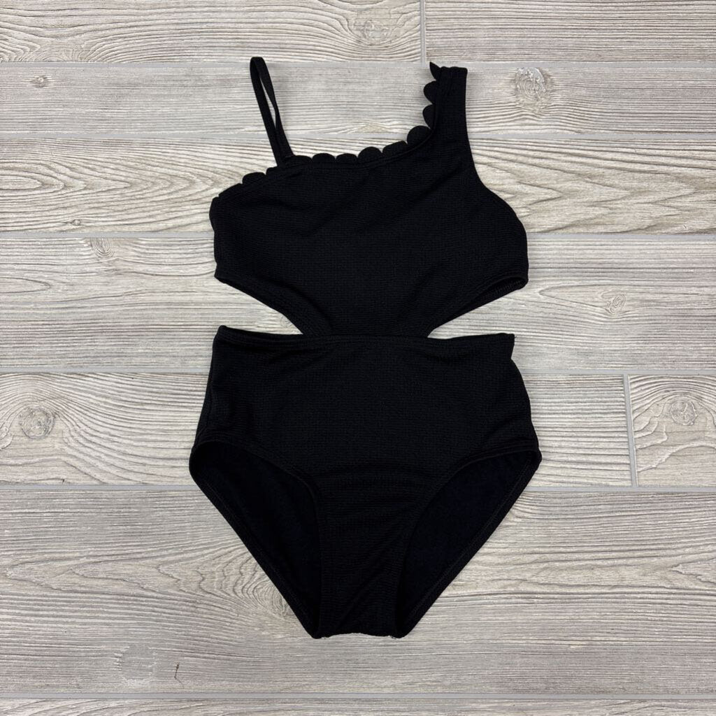 Scallop & Texture 1 Pc Swimsuit