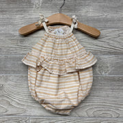 Bubble Tank Top Romper Dashes & Ruffle