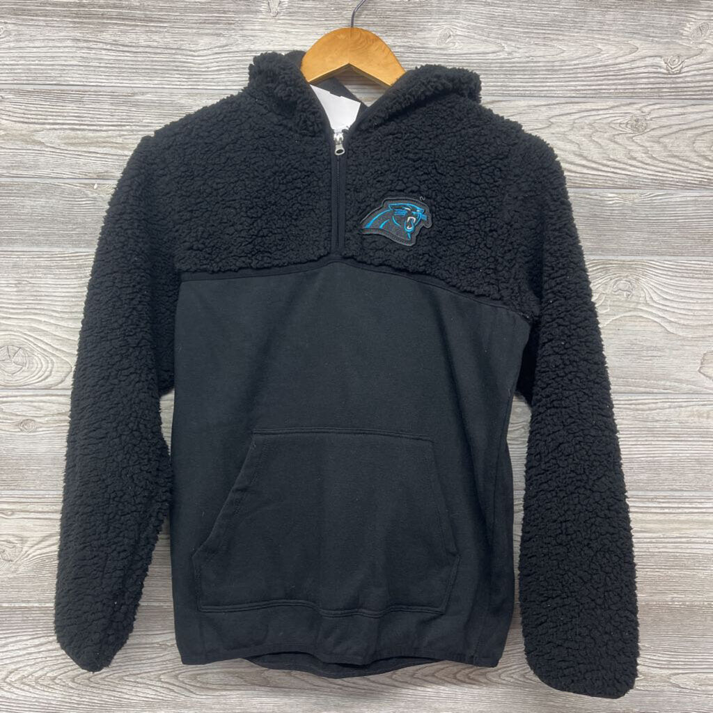 1/4 Zip Sherpa Jacket W/ Hood Panthers