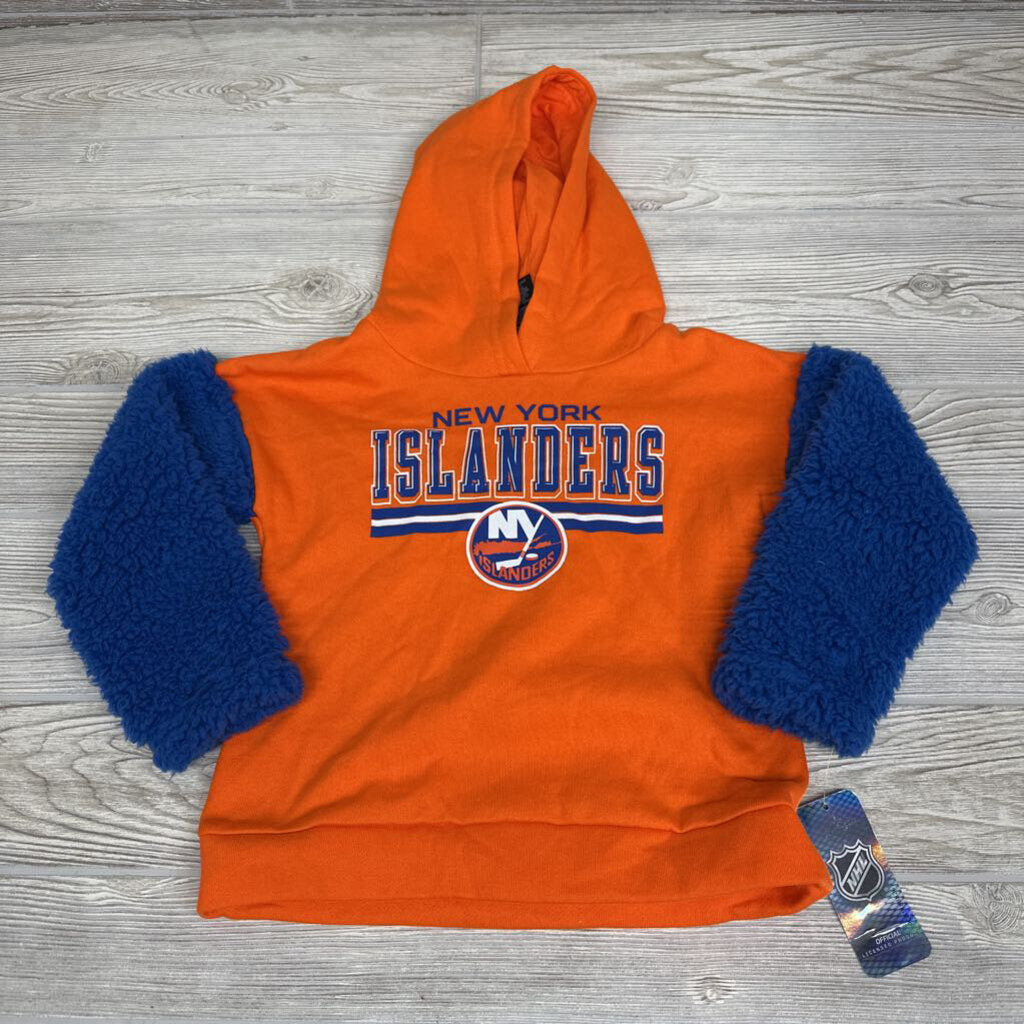 NEW Hooded Sherpa Sweatshirt New York Islanders