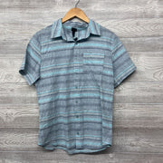 NEW SS Button Up Shirt Stripes