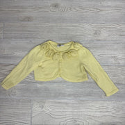 Cropped Sweater Cardigan Flowers