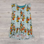 Bamboo Oranges & Lemons Button-Down Dress 4t