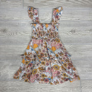 Bamboo Tank Smocked Tiered Dress Flowers