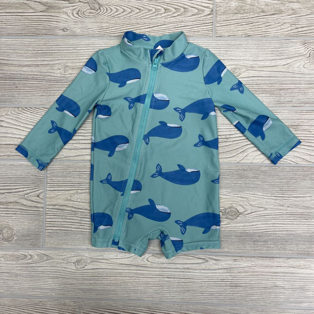 Ls Swimsuit Whales