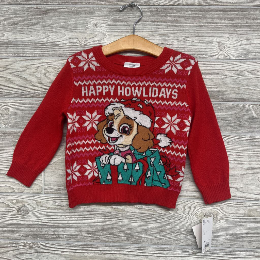 NEW Sweater Happy Howlidays Paw Patrol Skye